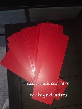 72 Mail Package Dividers.